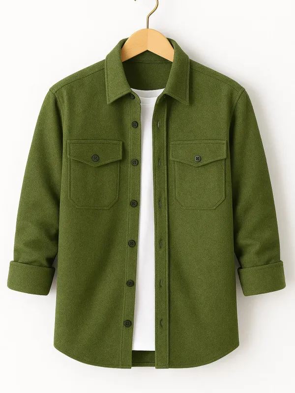 Haki Sade Oduncu Gömleği